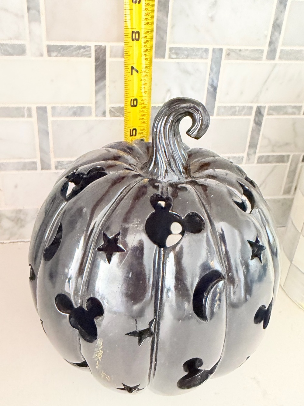 New Disney Mickey icon color changing light up pumpkin  halloween decoration - Picture 7 of 11